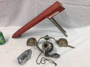 lot 246 image: Misc Vintage Bicycle Parts Including - Person Majestic Siren