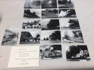 lot 251 image: Black & White Reprints of WWII Pearl Harbor Attack Photos