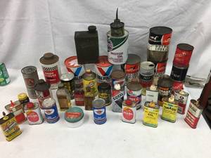 lot 269 image: Large Group - Automotive - Outboard - Household OilLubricant CansBottles