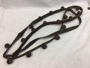 lot 285 image: Old Sleigh Bells - 10 Ft Leather with Working Bells