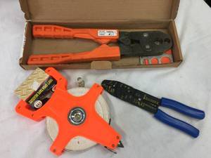 lot 316 image: SharkBite Pex Crimp Tool - Tape Measure - Wire Wrench
