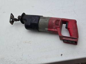 lot 4 image: Milwaukee Sawzall Cordless Reciprocating Saw No Battery to Test