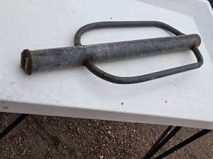 lot 43 image: Modified Fence Post Driver - Small Holes on Each End