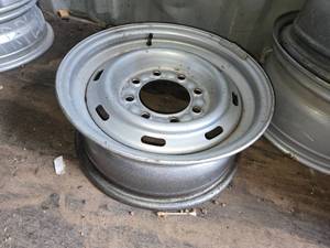 lot 76 image: Steel Wheel Rim - Approx. 17 across whole of rim and 8 wide
