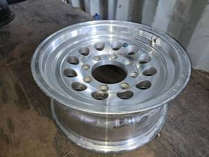 lot 80 image: Aluminum Rim 677410 16x7JJ , Edge to Edge Diameter Approx 17 14, Width 8