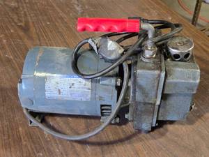 lot 107 image: Westinghouse AC Motor Vac Pump 13 HP, 1725 RPM, 115V