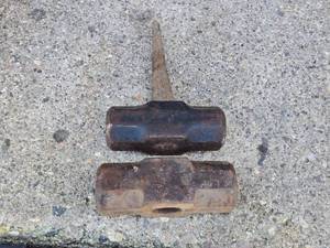 lot 143 image: Two Sledgehammer Heads