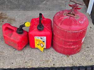 lot 147 image: Fuel and Solvent Containers