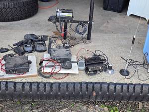 lot 148 image: Motorola and Kenwood Radios with Accessories including Motorola Radius GM300