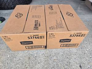 lot 153 image: Depend Fresh Protection Underwear for Women, XL