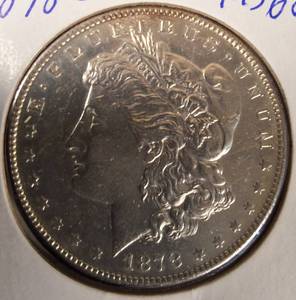 lot 2 image: 1878-S  Morgan Silver Dollar MS 62