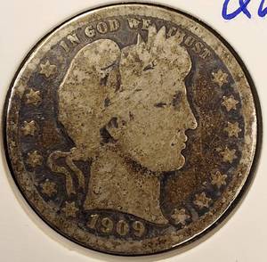 1909-O Barber Quarter- VERY RARE!!
