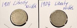 lot 60 image: 6 Liberty Nickels 1901-1911