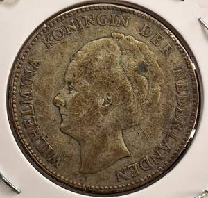 lot 91 image: 1924 - 1 Gulden Silver Netherlands