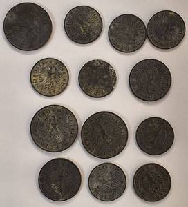 lot 94 image: (13) German Coins 1940-1944
