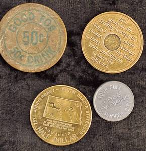 lot 98 image: (6) Coins-Tokens- Some VERY UNIQUE 