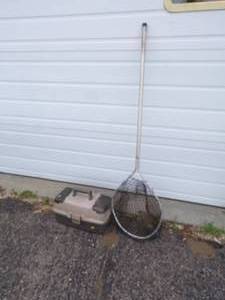 lot 56 image: Tackle Box and Fish Net