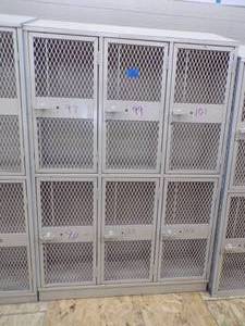 lot 32 image: Metal School Lockers