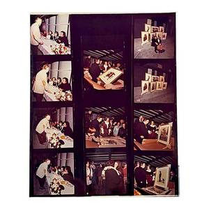 Original Johnny Cash&nbsp;Candid Birthday Contact Photo Sheet&nbsp;#3 (46) Karat auction Estimated $10,000 Value