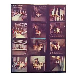 lot 2 image: Original Johnny Cash&nbspCandid Birthday Contact Photo Sheet #5 (48) Karats auction, Estimated $10,000 Value