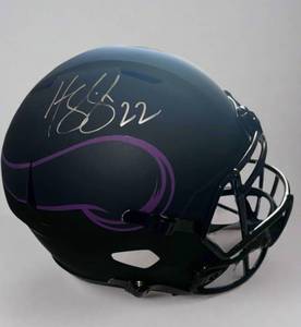 Harrison Smith Signed/Autographed Eclipse Full Size Replica Viking Football Helmet - Beckett Certified