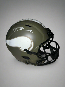lot 5 image: ZaDarius Smith autographed Minnesota Vikings Salute to Service Full Size Replica Football Helmet - Beckett Certified