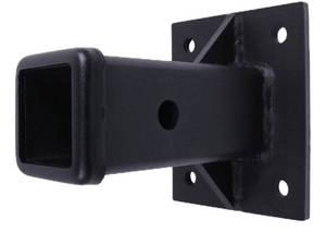 lot 16 image: 2 Bolt-On Tube Adapter Opening Hitch Wall Mount Bumper Trailer Hitch Receiver