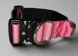 lot 30 image: Medium Boss Dog Collar - Pink - Heavy Duty