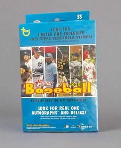 lot 35 image: New Topps Heritage Baseball 2022 - 35 Trading Cards Set - Bringing Back 1973 Topps Design