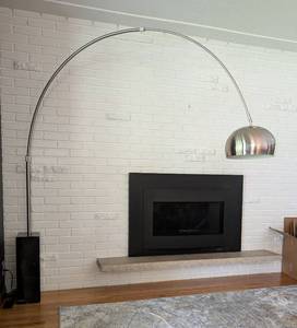 Arco Silver Floor Lamp