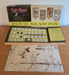 lot 116 image: Craft Master Four Seasons Paint by Numbers Set