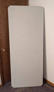 lot 111 image: 6ft White Folding Table