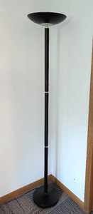 lot 97 image: Vintage Black Floor Lamp