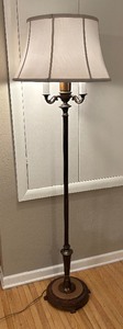 lot 61 image: Vintage Four Bulb Candelabra Style Floor Lamp