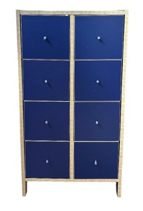 lot 12 image: Ikea Robin Eight Drawer Chest of Drawers