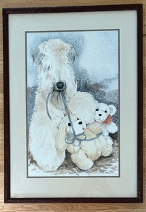 lot 48 image: Original Framed Watercolor Art by Martha Van Loan
