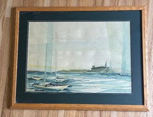 lot 4A image: Original Watercolor Painting by Frank Zeller
