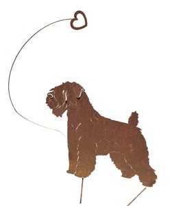 lot 167 image: Scottie Dog Yard Decor with Adorable Flying Heart