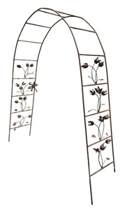 lot 177 image: Lovely Metal Garden  Yard Trellis