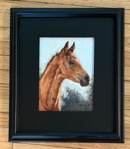lot 195 image: Copper Original Painting by Adeline Halvorson