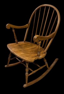 lot 238A image: Charming Vintage Rocking Chair