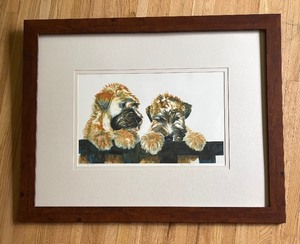 lot 268 image: The Look Limited Edition Print by Helen J. Moreland