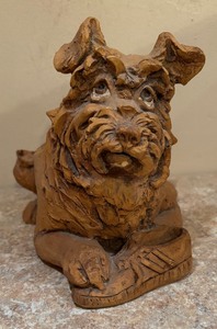lot 326 image: Vintage Scottie Dog Planter by Lee Bortin