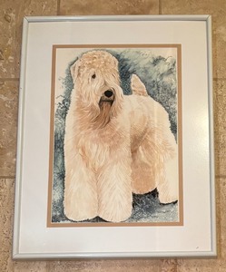 lot 336 image: Adorable Soft-Coated Wheaten Terrier Print