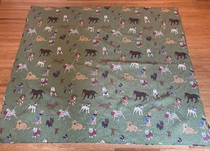 lot 378 image: Delightful Dog Motif Quilt by Lava