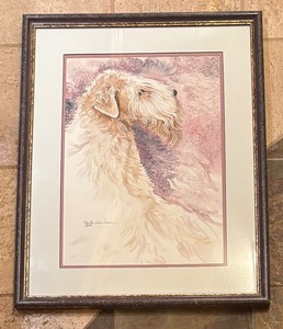 lot 405 image: Soft Coated Wheaten Terrier Print by Martha Van Loan