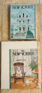 lot 429 image: Pair of The New Yorker Magazine Covers From March 25, 1974, Featuring an Illustration by Laura Jean Allen and The New Yorker Magazine Cover March 12, 1979