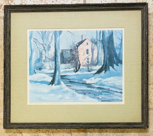 lot 386 image: Framed Original Artwork by Stephan George Maniatty