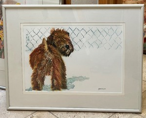 lot 355 image: Original Framed Art by Helen Moreland