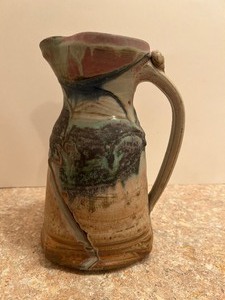lot 347 image: Artisan Crafted Pottery Pitcher
